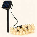 Guirnalda solar de esferas LED de 3 metros